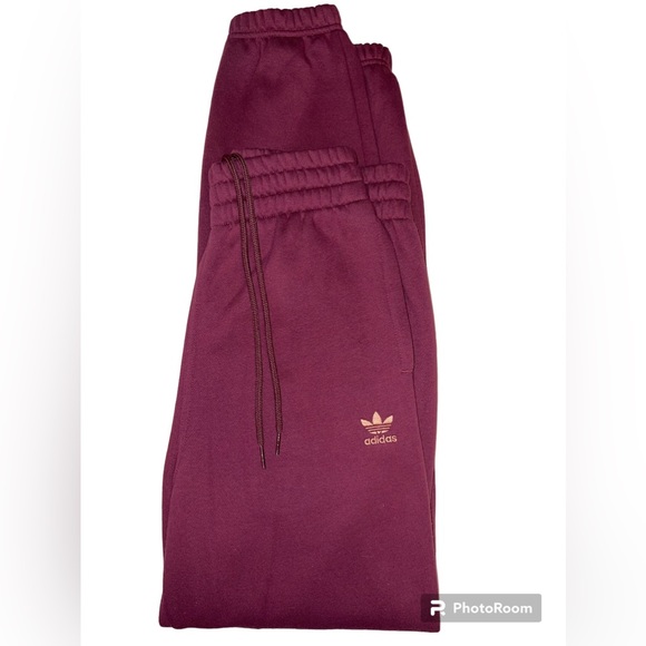 Adidas Jogger Sweatpants Size S Eggplant Color - Picture 2 of 4
